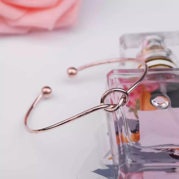 5 for $25 Knot Heart Cuff Bracelet - Picture 5 of 6